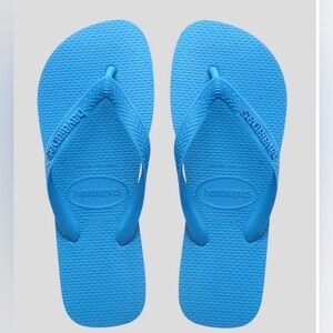 🩵 Havaianas Top Turquoise Flip Flops Size 35-36 W5-6 NWT
